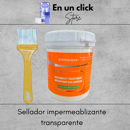 PROMO 2X1 - 2 Selladores impermeabilizantes transparente 300g + 2 BROCHAS DE REGALO